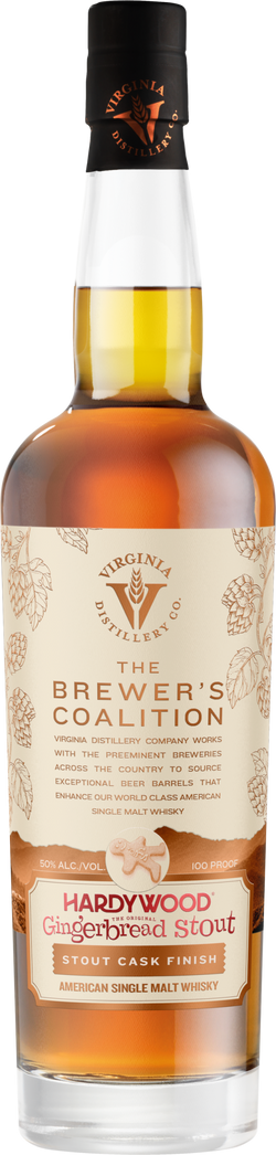 VDC Brewer's Coalition Hardywood Gingerbread Stout Cask Finish American Single Malt Whisky (700mL)