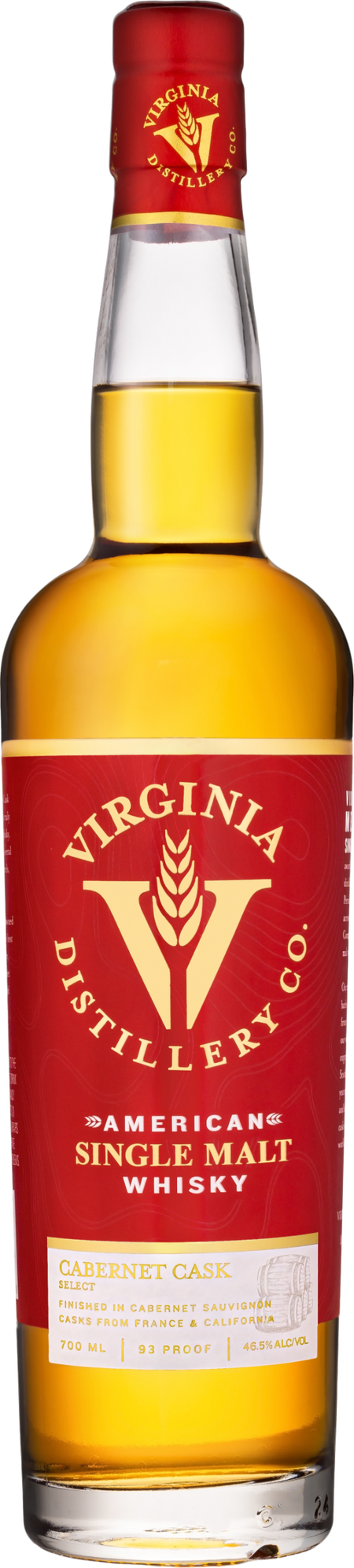 VDC Cabernet Cask Select American Single Malt Whisky (700mL)