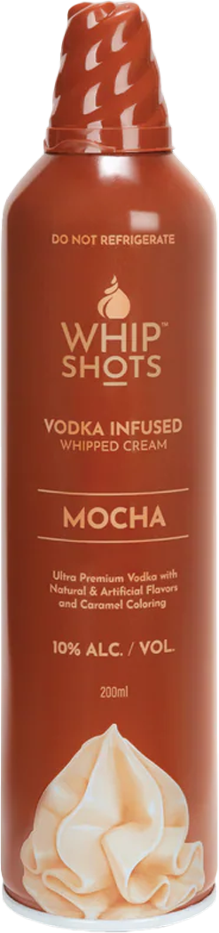 Whip Shots Mocha Vodka Infused Whipped Cream (200mL)