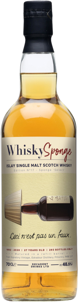 WhiskySponge 27 Year Old 1992 Edition No. 17 Single Malt Scotch Whisky (700mL)