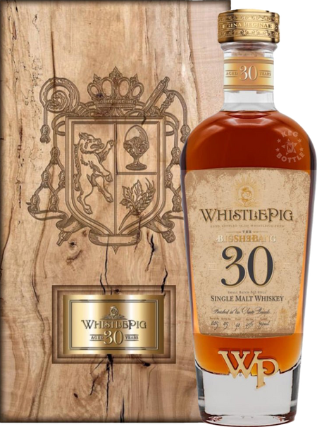 WhistlePig The BigShǝBàng 30 Year Old Single Malt Whiskey