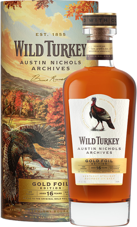 Wild Turkey Austin Nichols Archives Gold Foil Edition Bourbon Whiskey