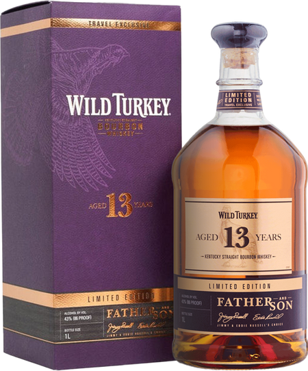 Wild Turkey Father & Son 13 Year Old Kentucky Straight Bourbon Whiskey (1L)