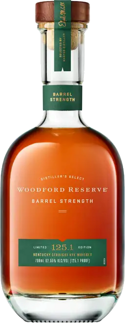 Woodford Reserve Barrel Strength 125.1 Proof Rye Whiskey (700mL)