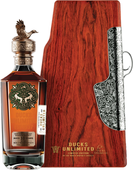 World Whiskey Society Ducks Unlimited Limited Edition 10 Year Old Straight Bourbon Whiskey