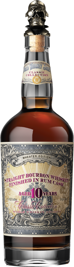 World Whisky Society 10 Year Old Rum Cask Finished Straight Bourbon Whiskey