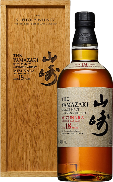 Yamazaki 18 Year Mizunara Oak 2025 Release Japanese Whisky (700mL)