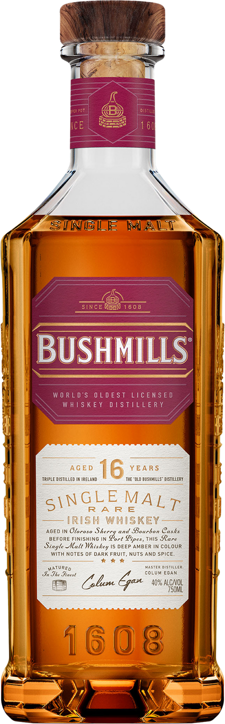 Bushmills 16 Year Old Single Malt Irish Whiskey