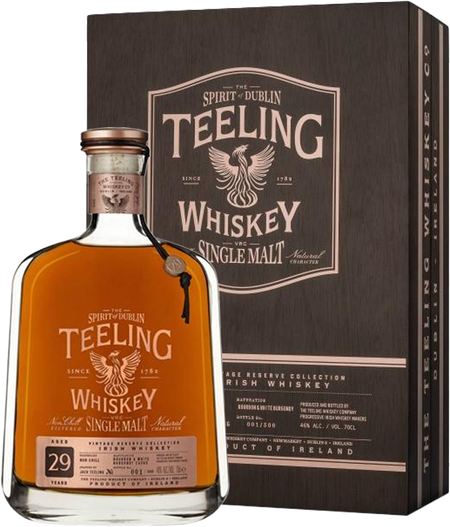 Teeling 29 Year Old Vintage Reserve Single Malt Irish Whiskey