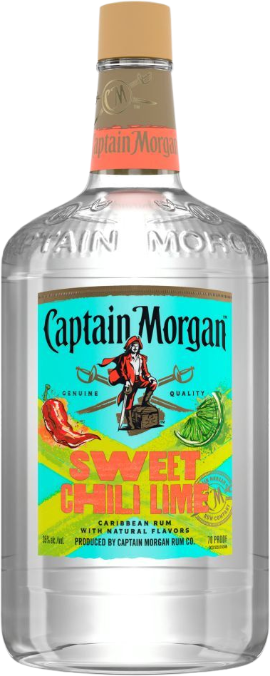 Captain Morgan Sweet Chili Lime Caribbean Rum (1.75L)