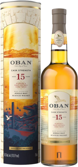 Oban Cask Strength Oloroso and Palo Cortado Cask 15 Year Old Single Malt Scotch Whisky