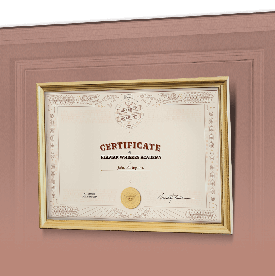 Certified Flaviar Whiskey Connoisseur: Made Official