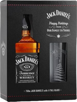 Jack Daniel's Old No. 7 Tennessee Whiskey Glass Gift Set