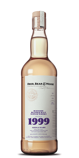 Deer, Bear & Moose Burnside 1999 Blended Malt Scotch Whisky