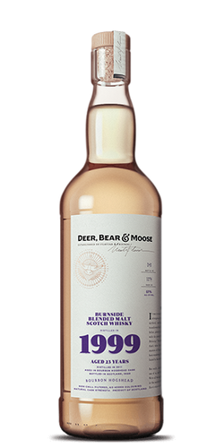 Deer, Bear & Moose Burnside 1999 Blended Malt Scotch Whisky