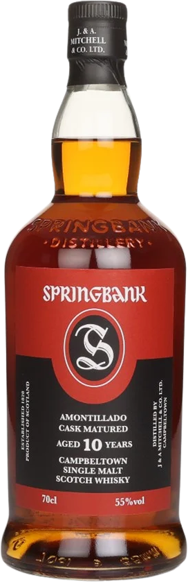 Springbank Amontillado Cask Matured 10 Year Old Single Malt Scotch Whisky