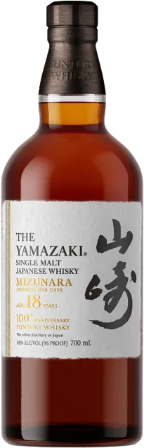 The Yamazaki Mizunara 18 Year Old 100th Anniversary Suntory Whisky (700mL)